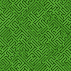 Abstract background - green maze