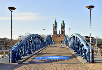 Blaue Brücke in Freiburg