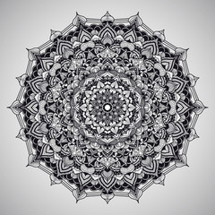 Mandala. Vintage decorative elements. Oriental pattern, vector illustration. Islam, Arabic, Indian, turkish, pakistan, chinese, ottoman motifs - 96454932
