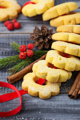 Sweet shortbread cookies