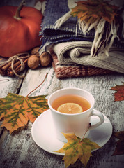Cup of  tea and warm clothes.