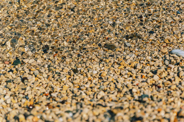 Small rocks on the beach
