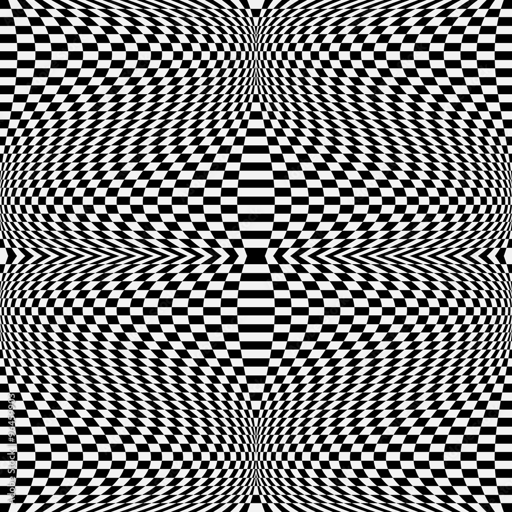 Leinwandbilder abstract pattern with strong distortion effect. vector art.