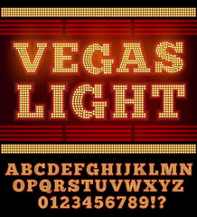 Vegas Night Font