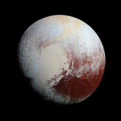 Pluto Planet Solar System space isolated
