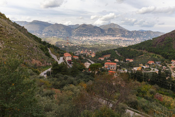 Fototapeta na wymiar Sicilian Landscape near Palermo