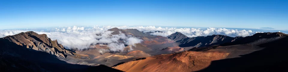 Schilderijen op glas Panoramic view of Haleakala crater, Maui Hawaii  © Mariusz Blach