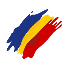 Obraz premium Flag of Romania