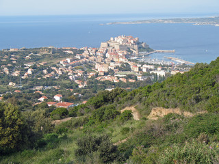 Corse, la citadelle génoise de Calvi et sa célèbre baie