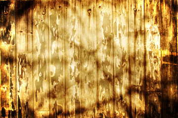 Altes Papier, Holzwand,  Hintergrund