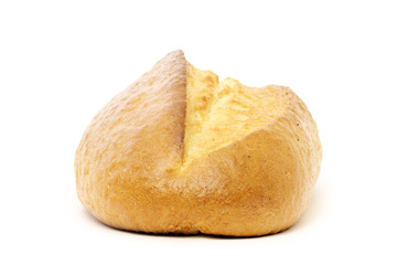 Whet bun isolated on white background