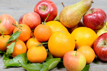 Close-up of various fruits
