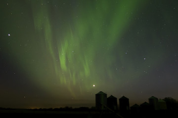 Aurora Borealis (Northern lights) in Alberta, Canada