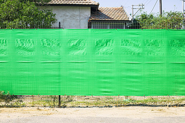 green fence
