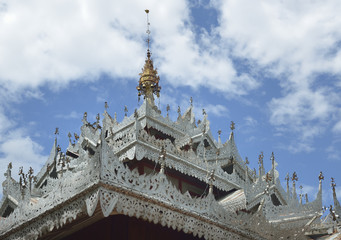 Metal temple roof