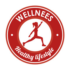 Wellness healthy lifestyle icons 