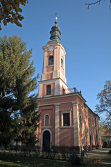 Fototapeta na wymiar Eastern Orthodox Church, Senta, Serbia
