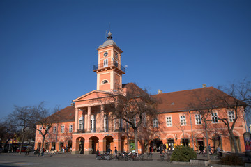 Fototapeta na wymiar Town hall, Sombor, Serbia