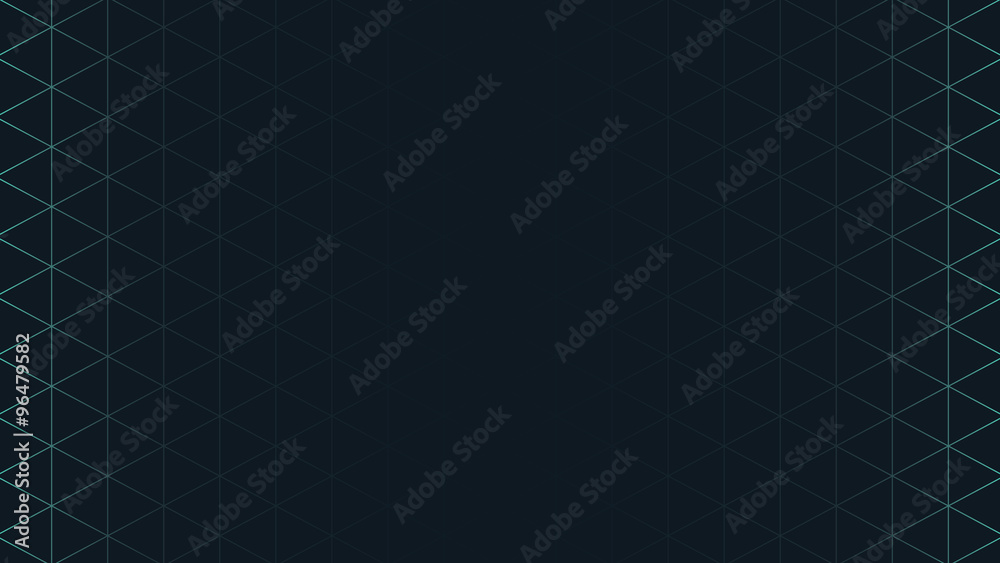 Canvas Prints abstract isometric shape background