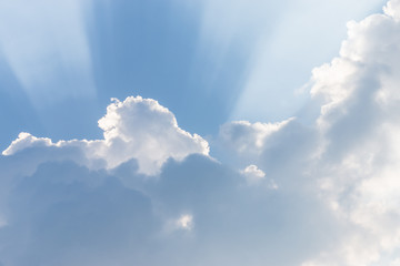 blue sky with cloud