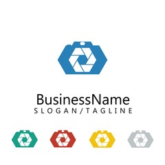 photography vector logo icon