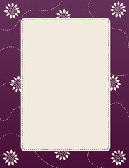 Purple wedding invitation background