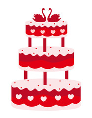 Wedding cake structure