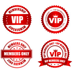 VIP rubber stamp
