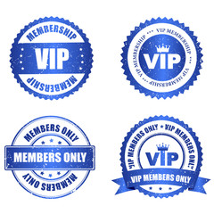 Fototapeta premium VIP rubber stamp