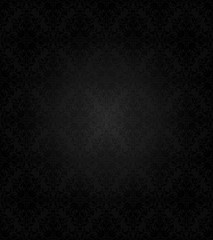 Black seamless pattern