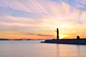 time lapse sunset, Ambleside Park