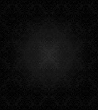 Black seamless pattern