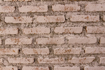 white brick wall