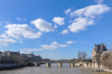 Obraz premium The river Seine in Paris, France