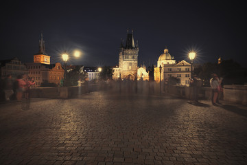 Fototapeta premium Charles Bridge at night