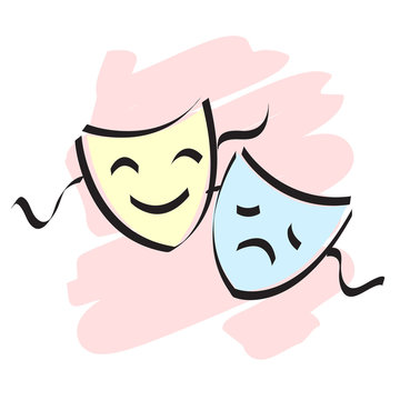 recommend clip art: Theater masks