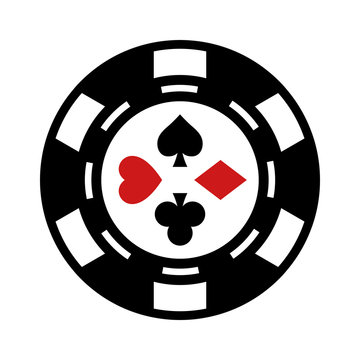 recommend clip art: Casino gambling chip flat icon for apps and websites