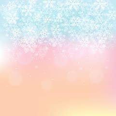 Elegant Christmas background with snowflakes