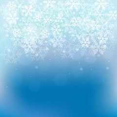Fototapeta na wymiar Elegant Christmas background with snowflakes