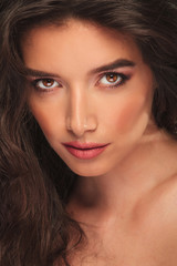 Fototapeta premium close up portrait of beautiful woman