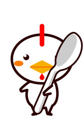 スプーンを持った動物シリーズ
