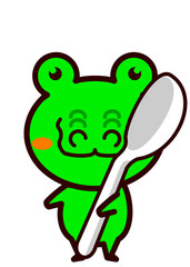 スプーンを持った動物シリーズ