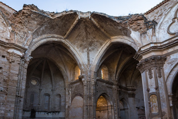 Ruins of the Catholic monastery. Fall.