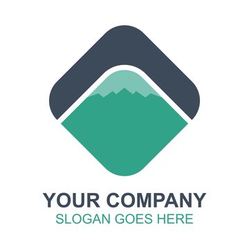 Mountain Hill Volcano Icon Vector Logo