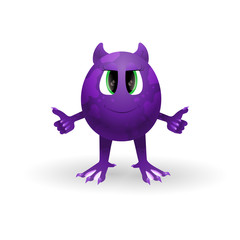 Vector cartoon monster.