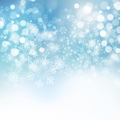 Obraz na płótnie Canvas Christmas snowflakes background