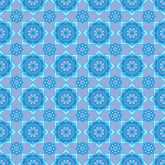Seamless decorative vector background with mosaic pattern