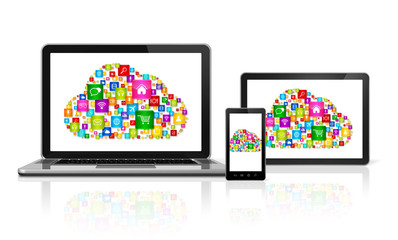 Cloud computing symbol