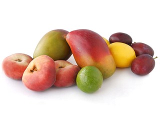 various tasty fruits