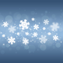 Snowflakes christmas background